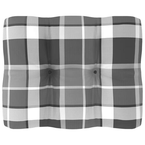 Pallehynde 50x40x12 cm stof gråternet