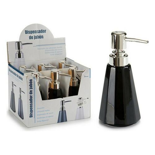 Sæbedispenser Metal Keramik 350 ml Sort