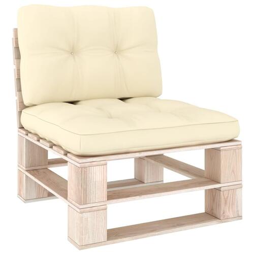 Pallehynder 2 stk. stof cremefarvet