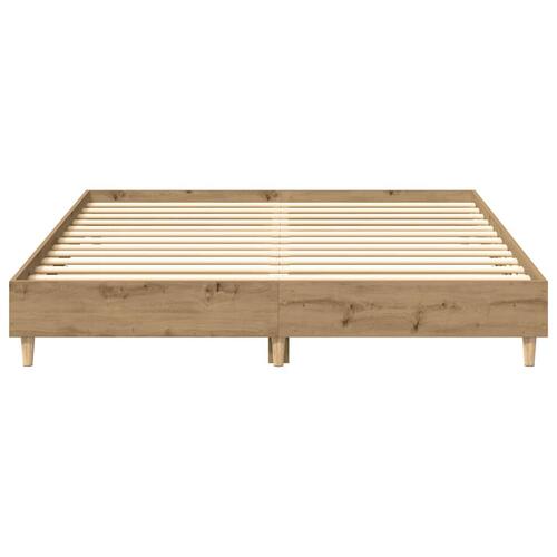 Sengestel uden madras 140x200 cm konstrueret træ kunsteg
