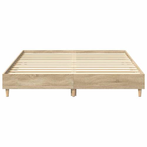 Sengestel uden madras 140x200 cm konstrueret træ sonoma-eg