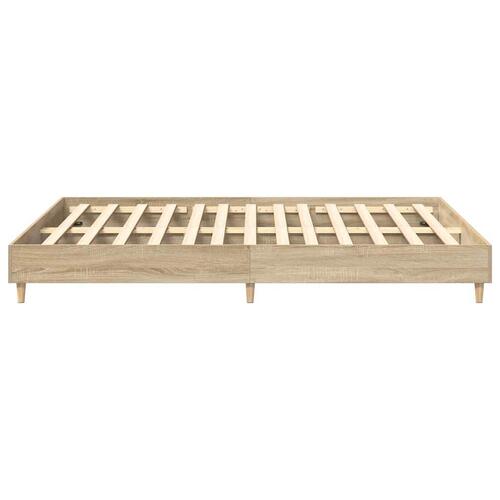 Sengestel uden madras 140x200 cm konstrueret træ sonoma-eg