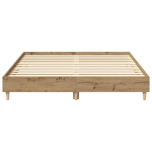 Sengestel uden madras 150x200 cm konstrueret træ kunsteg