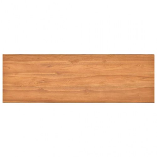 Skrivebord 140x45x75 cm massivt teaktræ