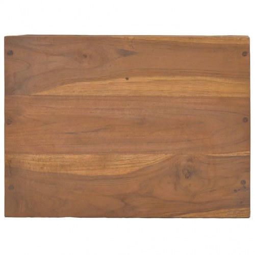 Sengeskab 40x30x45 cm massivt teaktræ