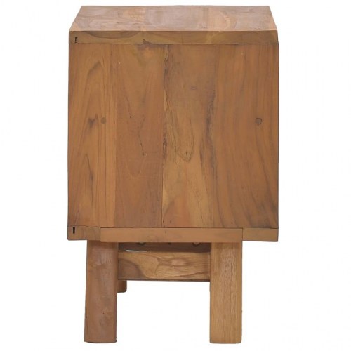 Sengeskab 40x30x45 cm massivt teaktræ