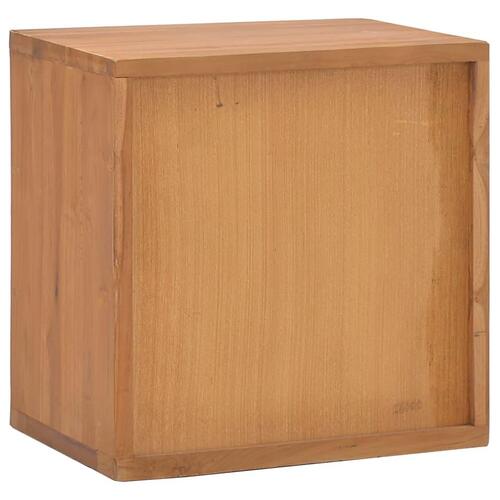 Sengebord 40x30x40 cm massivt teaktræ
