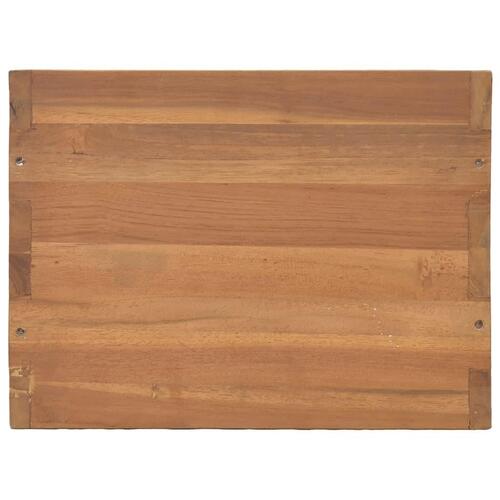 Sengeskab 40x30x40 cm massivt teaktræ