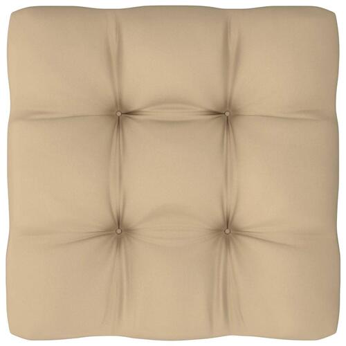 Pallehynde 50x50x12 cm stof beige