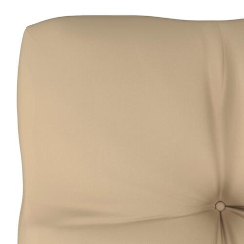 Pallehynde 50x50x12 cm stof beige