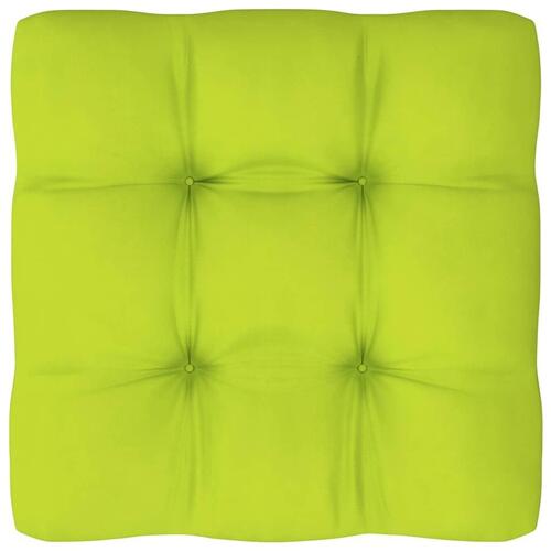 Pallehynde 70x70x12 cm stof lysegrøn