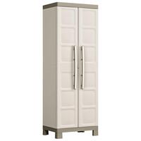 Keter multifunktionelt opbevaringsskab Excellence 182 cm beige gråbrun