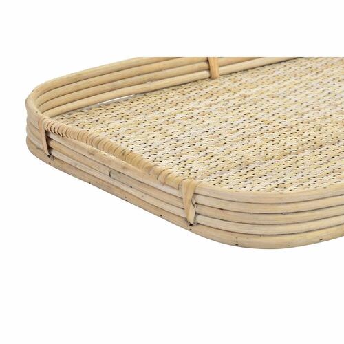 Bakkesæt DKD Home Decor Brun Rattan (51.5 x 36 x 7.5 cm) (44.5 x 31.5 x 6 cm) (2 stk)
