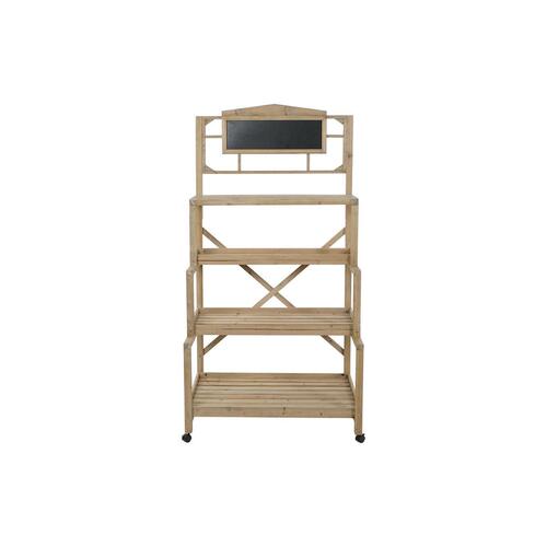 Hylder Home ESPRIT Sort Bræt Gran 98 x 68 x 192 cm