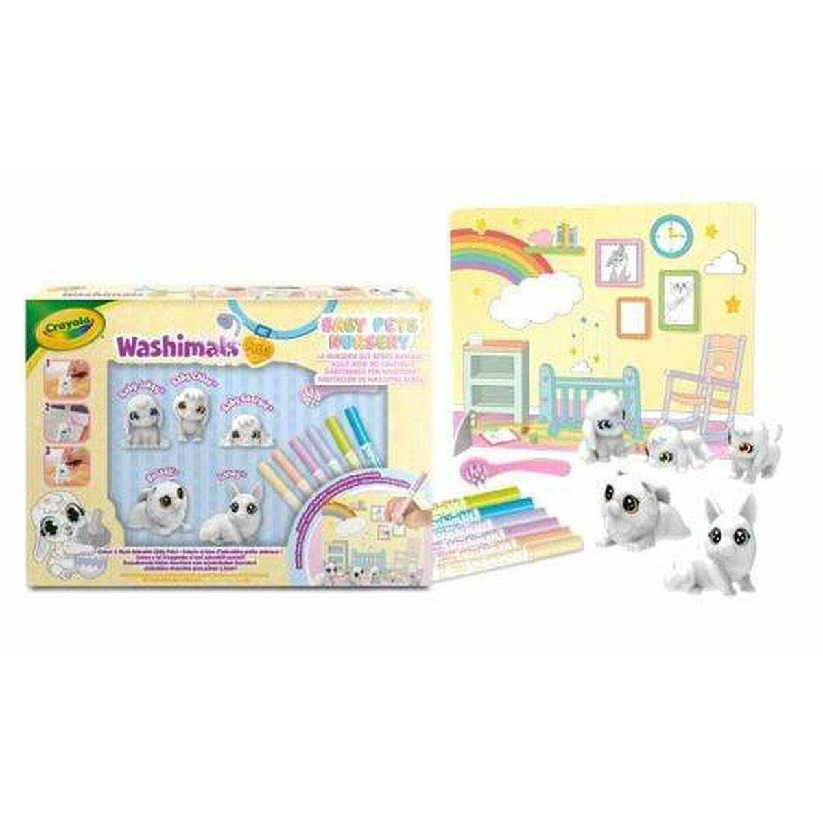 Crayola Washimals Baby Pets Nursery - skrivesæt, multifarvet