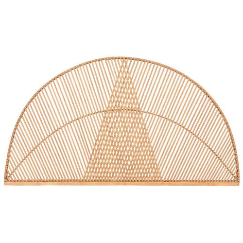 Sengegavl Home ESPRIT Lys brun Bambus Fiber 150 x 2 x 80 cm