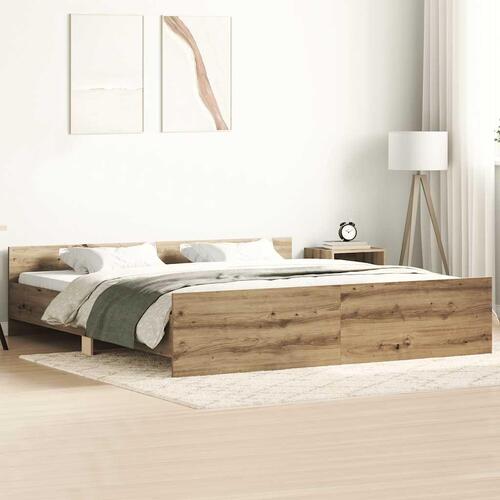 Sengestel uden madras 160x200 cm konstrueret træ kunsteg
