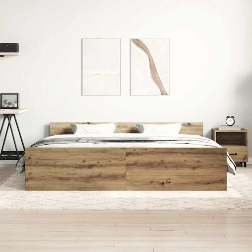Sengestel uden madras 160x200 cm konstrueret træ kunsteg