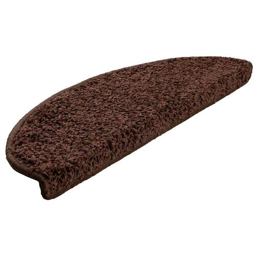 Trappemåtter 30 stk. 65x21x4 cm brun