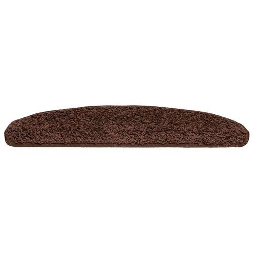 Trappemåtter 30 stk. 65x21x4 cm brun