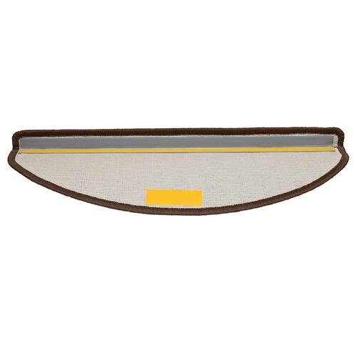 Trappemåtter 30 stk. 65x21x4 cm brun