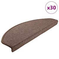 Trappemåtter 30 stk. 65x24x4 cm mørkebrun