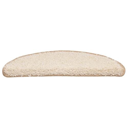Trappemåtter 30 stk. 56x17x3 cm cremefarvet