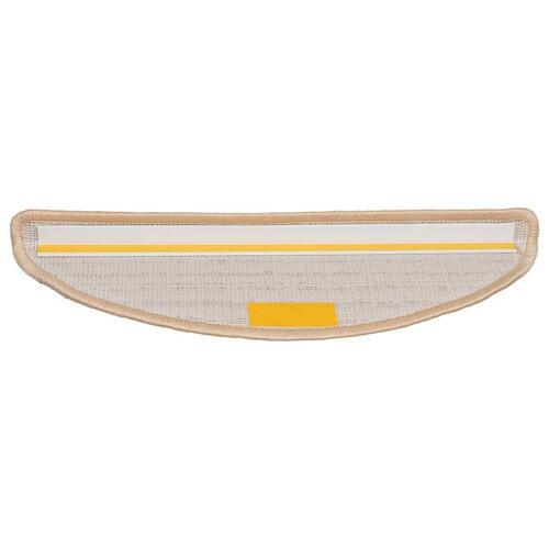 Trappemåtter 30 stk. 56x17x3 cm cremefarvet