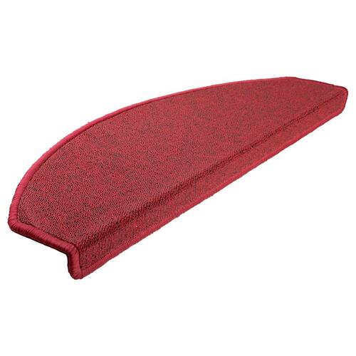 Trappemåtter 30 stk. 65x24x4 cm bordeauxrød