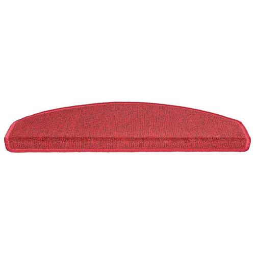Trappemåtter 30 stk. 65x24x4 cm bordeauxrød