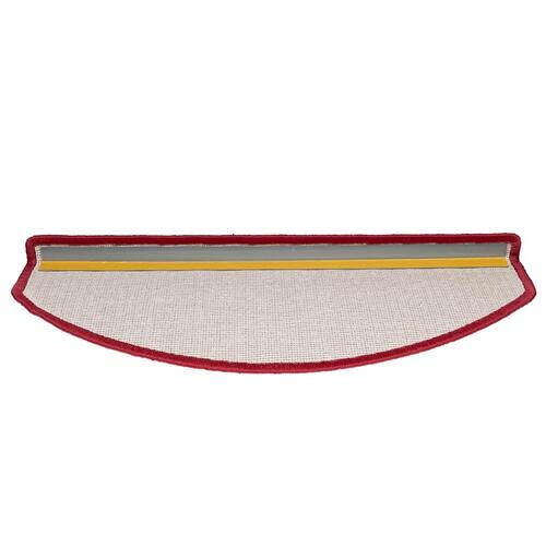 Trappemåtter 30 stk. 65x24x4 cm bordeauxrød