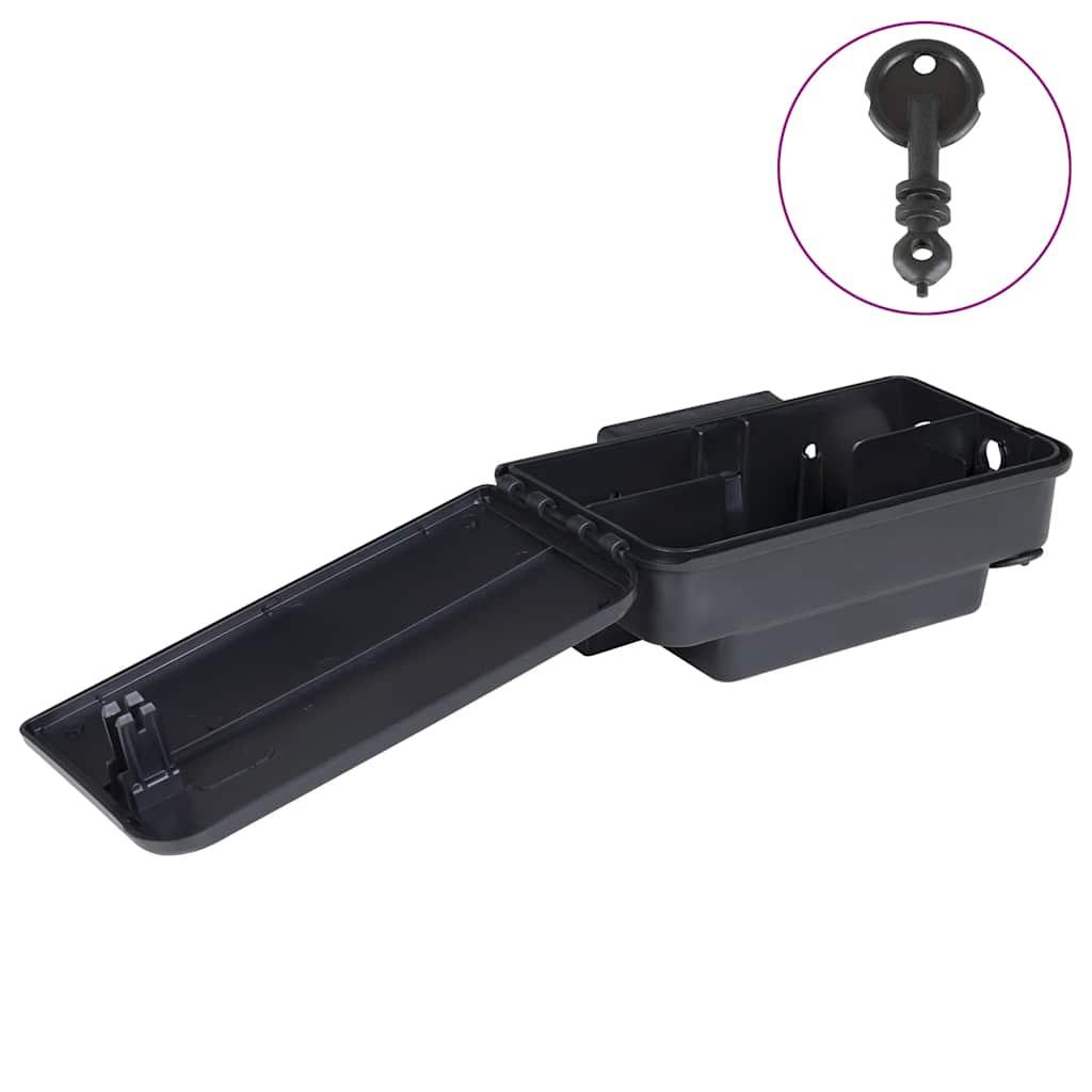 Musefælder 4 stk. 22x12,5x7,5 cm sort