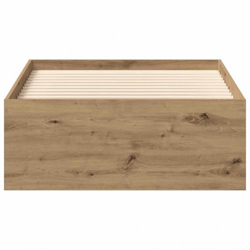 Sengeramme 100×200 cm i konstrueret træ - kunsteg
