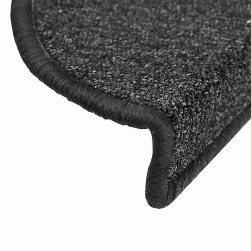 Trappemåtter 30 stk. 56x17x3 cm antracitgrå