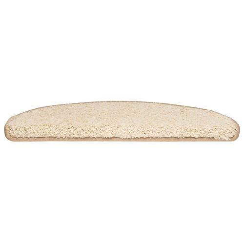 Trappemåtter 30 stk. 65x21x4 cm cremefarvet