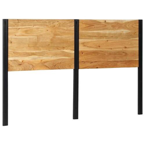 Sengegavl 160 cm massivt akacietræ og jern