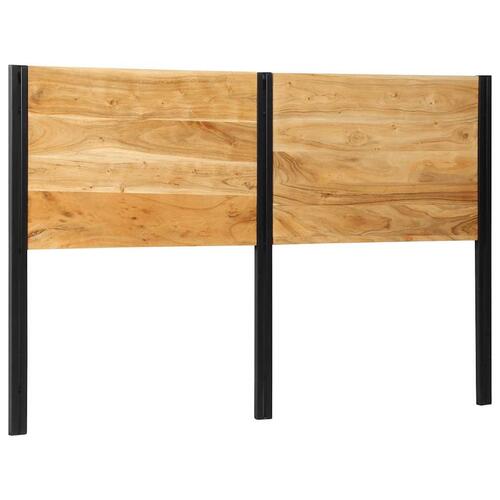 Sengegavl 160 cm massivt akacietræ og jern