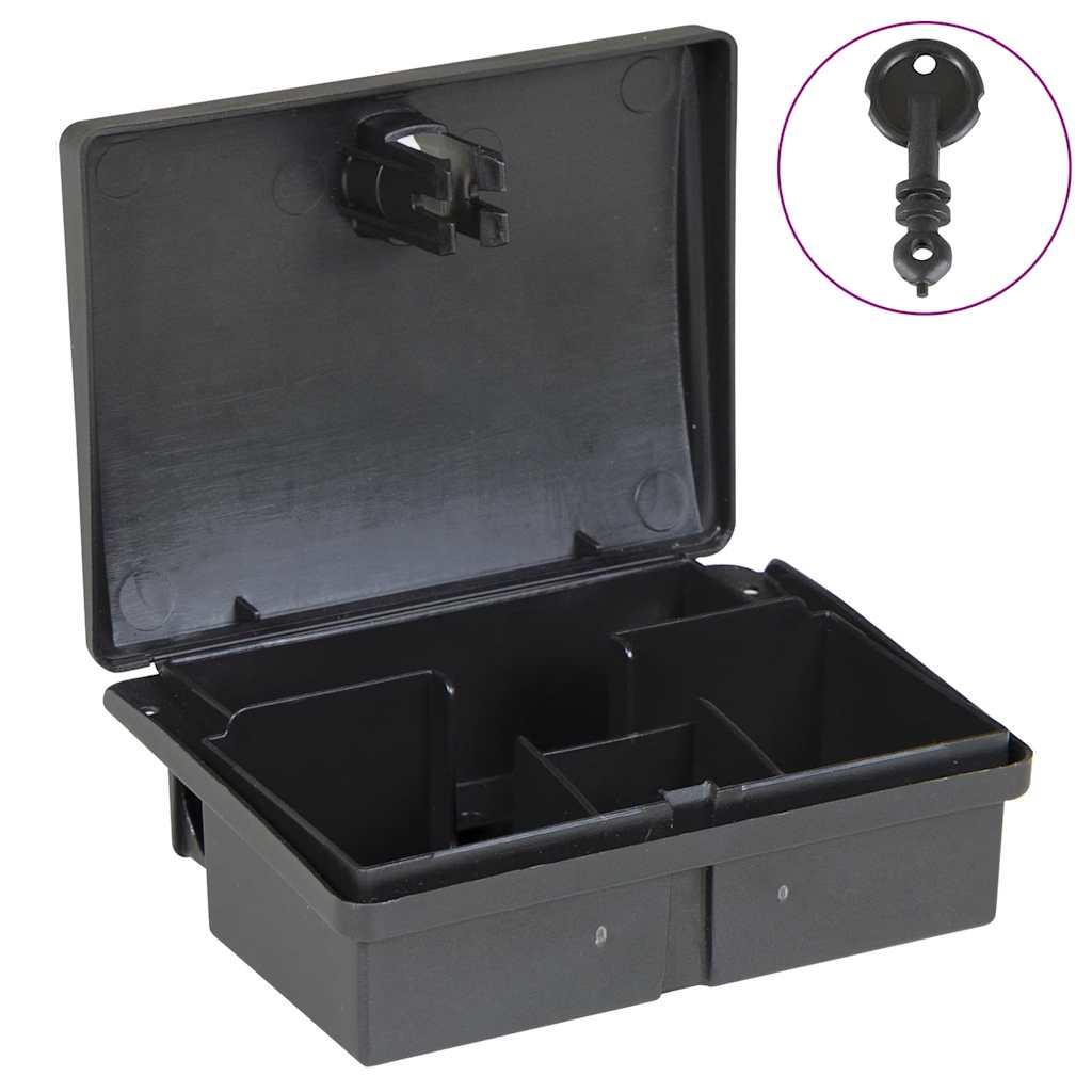 Musefælder 5 stk. 13x10x4 cm sort