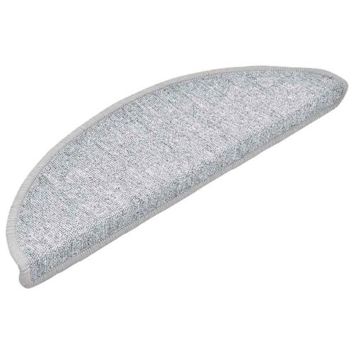 Trappemåtter 30 stk. 56x17x3 cm lysegrå