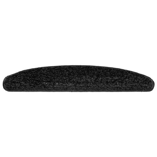 Trappemåtter 30 stk. 65x21x4 cm sort