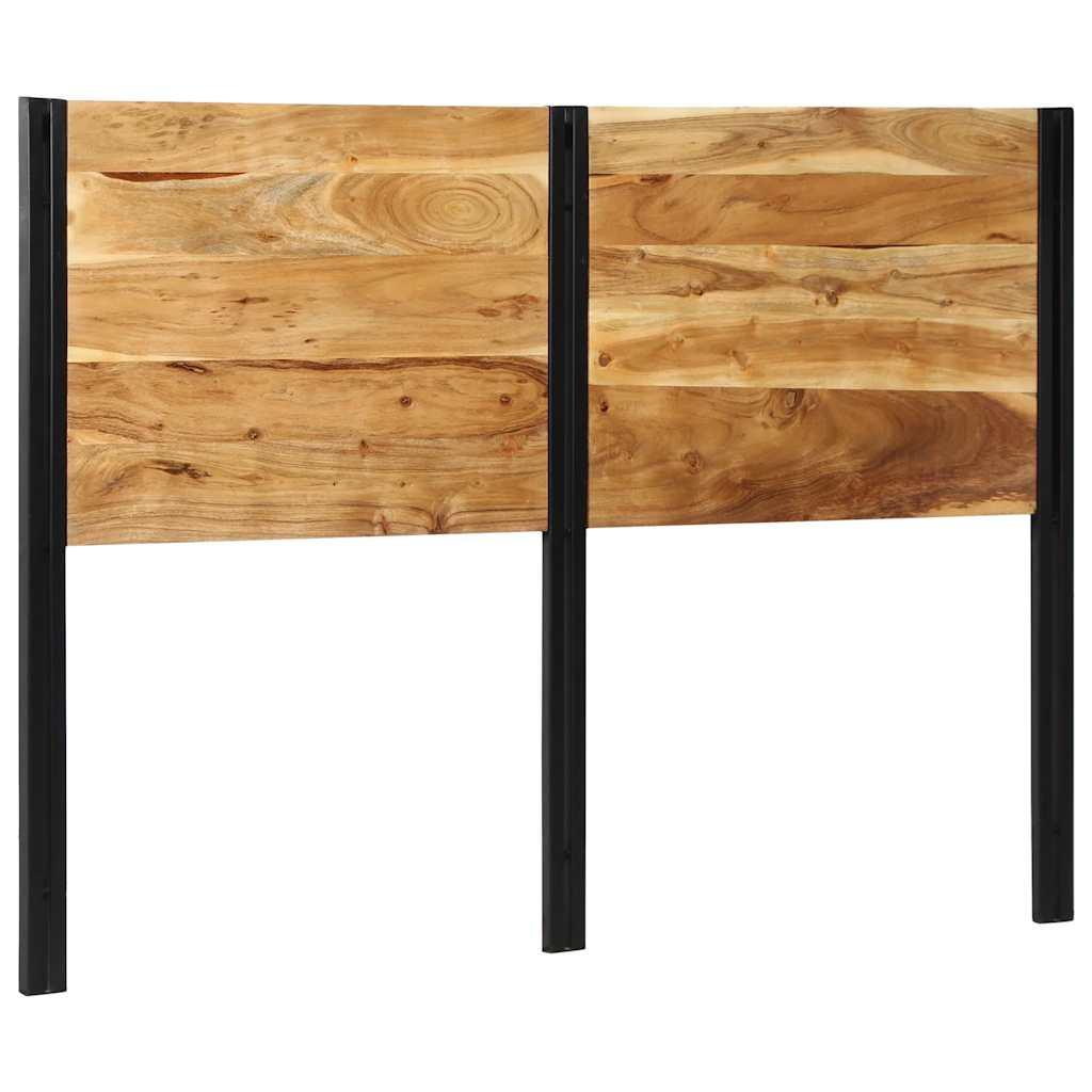 Sengegavl 140 cm massivt akacietræ og jern