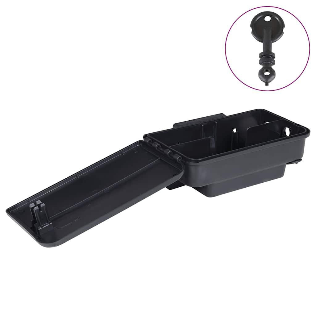 Musefælder 6 stk. 22x12,5x7,5 cm sort