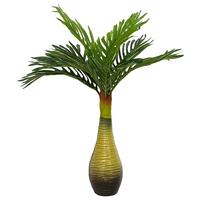 Kunstig palmeplante 9 blade 70 cm grøn