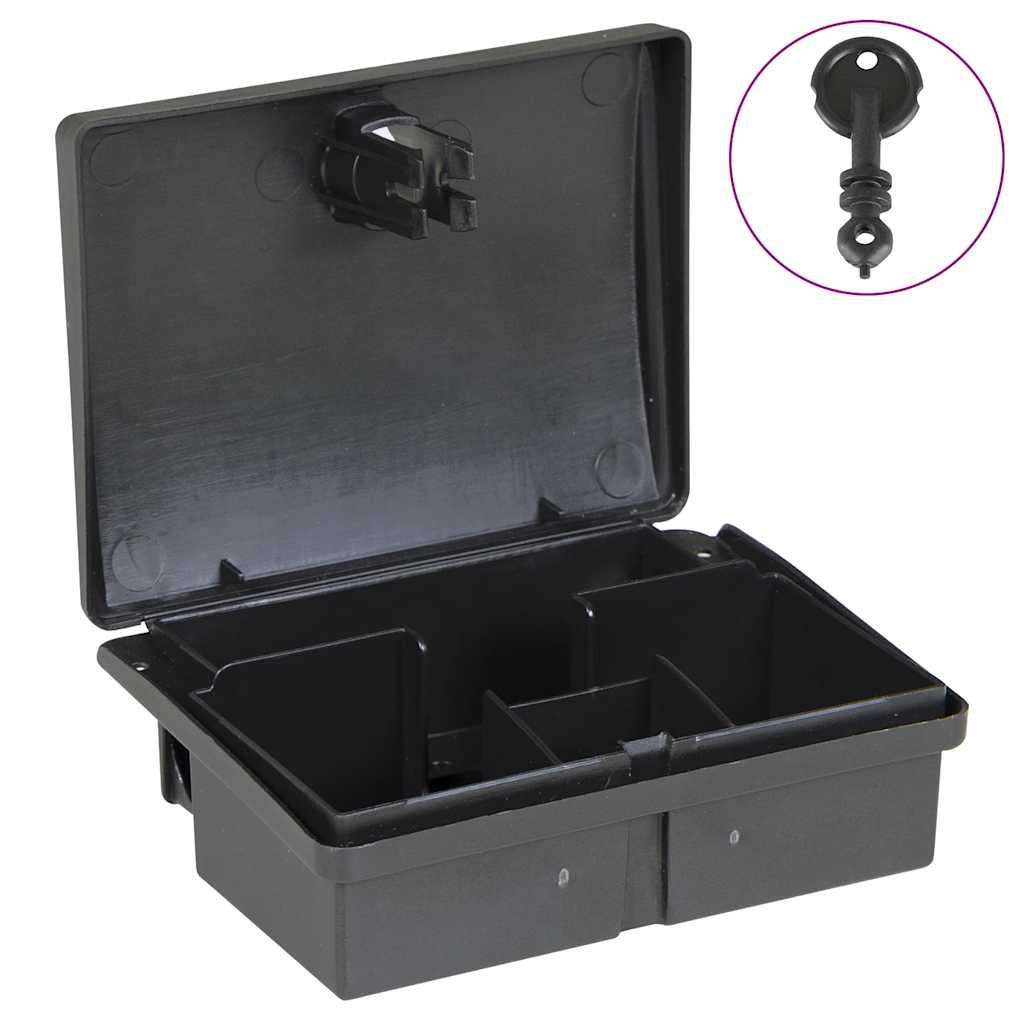 Musefælder 10 stk. 13x10x4 cm sort