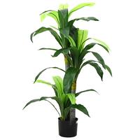 Kunstigt dracaena træ 36 blade 120 cm grøn