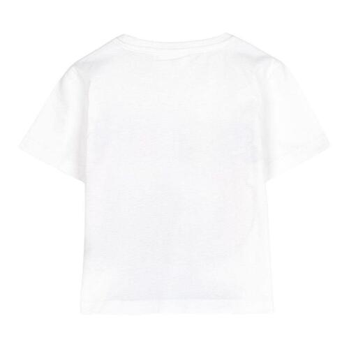 Børne Kortærmet T-shirt Stitch Hvid 6 år