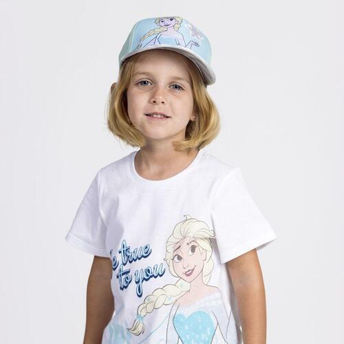 Børne Kortærmet T-shirt Frozen Hvid 4 år