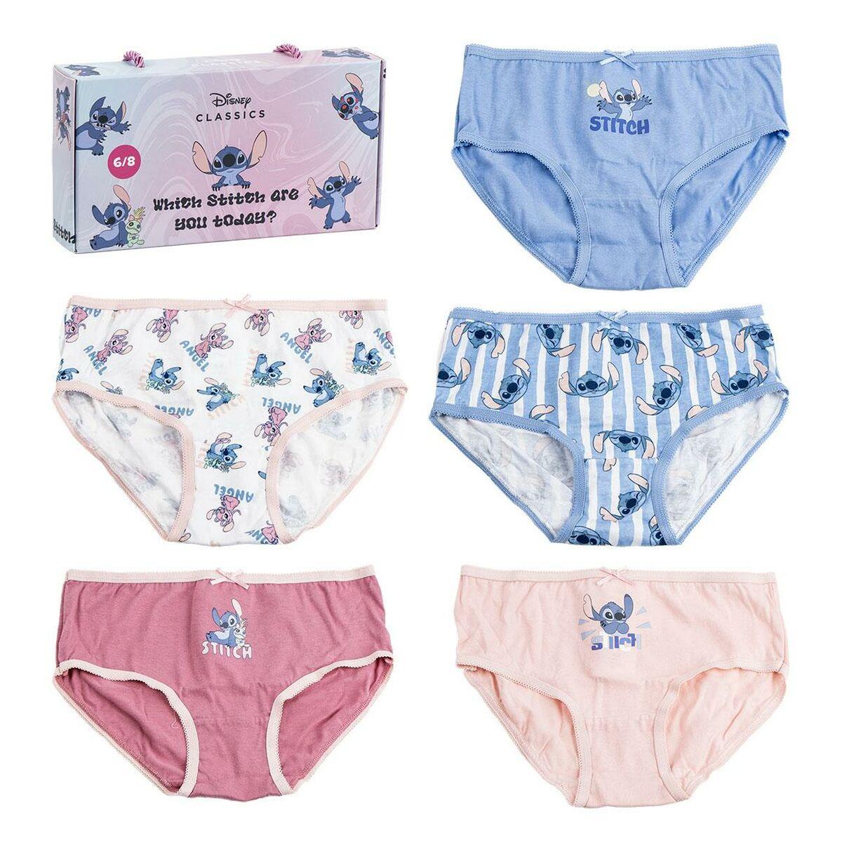 Pakke med trusser til piger Stitch Multifarvet 5 enheder 4-5 år