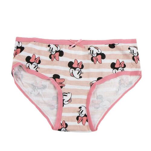 Pakke med trusser til piger Minnie Mouse Multifarvet 3 enheder 6-8 år