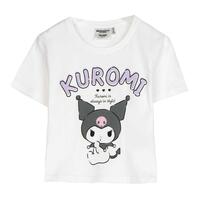 Børne Kortærmet T-shirt Hello Kitty Hvid 8 år